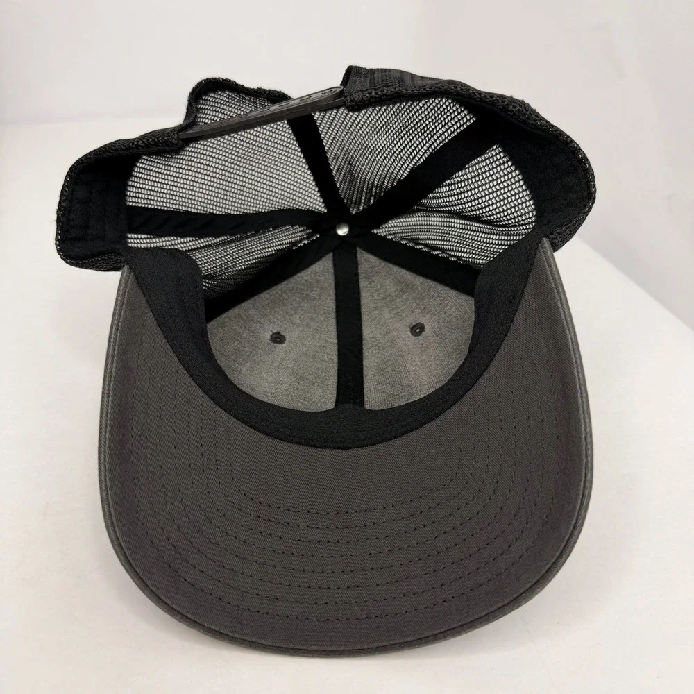 Columbia Sportswear Trucker Hat Lot of 2 Mens Snapback Mesh Back Grey Blk White